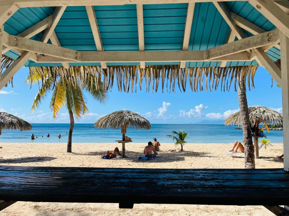 Brin D'Ile Anse Des Rochers Vue Mer A 50 M De La Plage Et Piscine Saint-Francois  Exterior foto