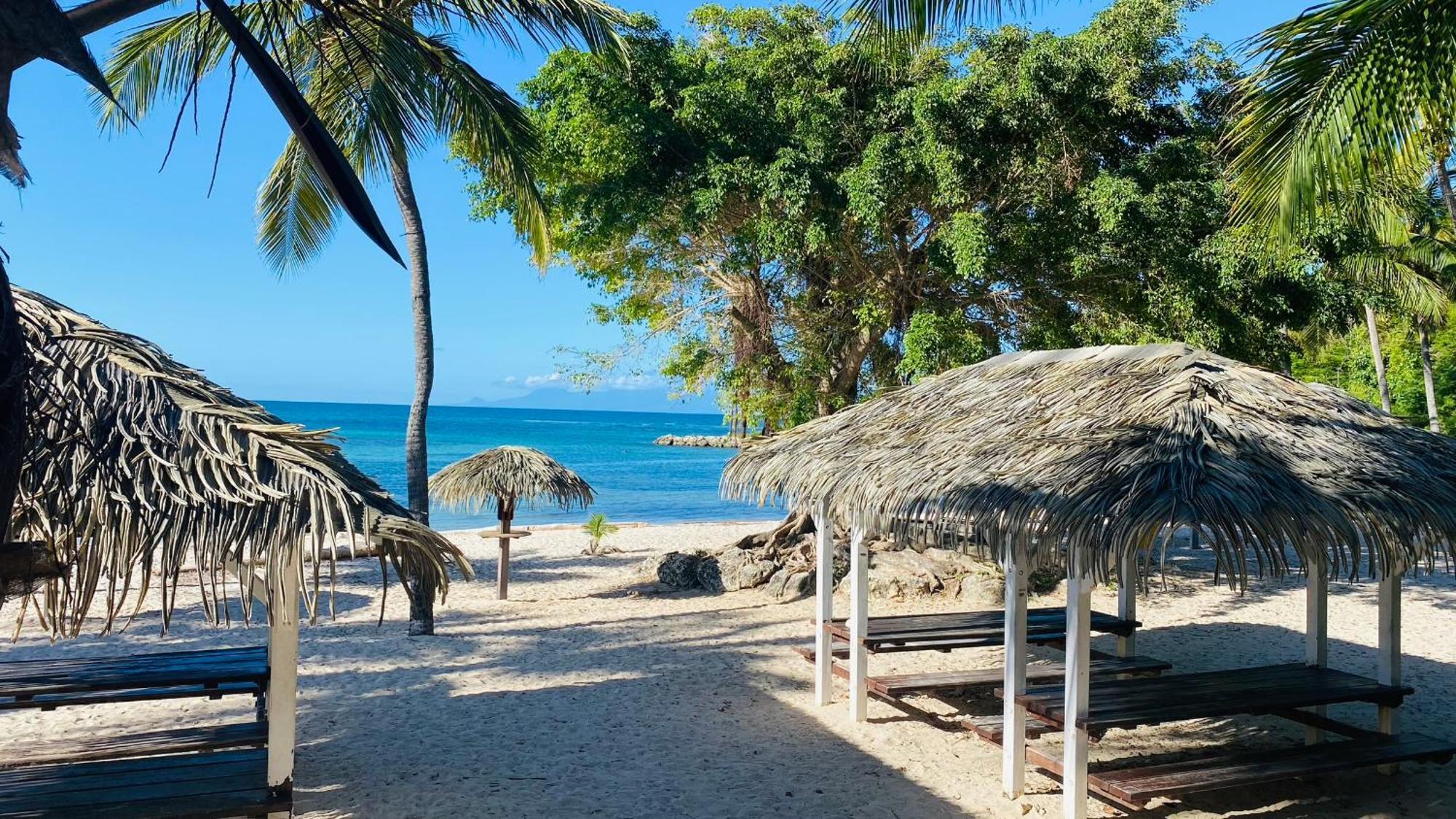 Brin D'Ile Anse Des Rochers Vue Mer A 50 M De La Plage Et Piscine Saint-Francois  Exterior foto