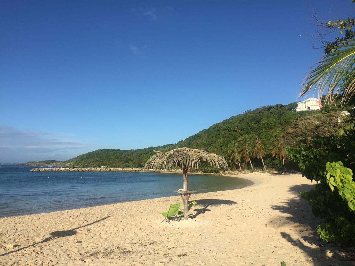 Brin D'Ile Anse Des Rochers Vue Mer A 50 M De La Plage Et Piscine Saint-Francois  Exterior foto